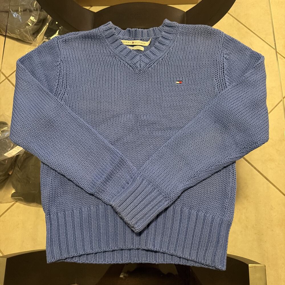 Tommy Hilfiger Knitted Women’s Blue Size Large Read !
